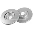 Jeu de 2 disques de frein avant BORG & BECK BBD4567 - Visuel 3