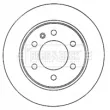 Jeu de 2 disques de frein arrière BORG & BECK BBD4571 - Visuel 2