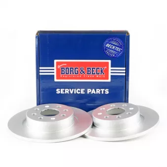 Jeu de 2 disques de frein arrière BORG & BECK BBD4577