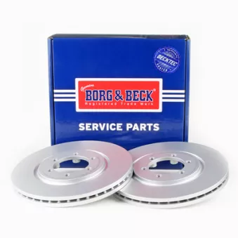 Jeu de 2 disques de frein avant BORG & BECK BBD4583