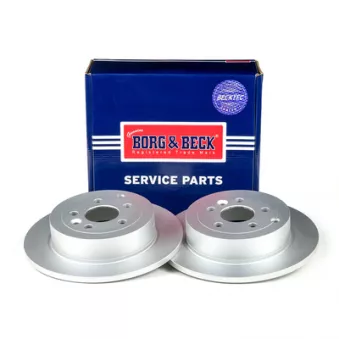 Jeu de 2 disques de frein arrière BORG & BECK BBD4599