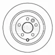 Jeu de 2 disques de frein arrière BORG & BECK BBD4599 - Visuel 3