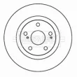 Jeu de 2 disques de frein avant BORG & BECK BBD4606 - Visuel 2