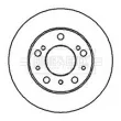 Jeu de 2 disques de frein avant BORG & BECK BBD4616 - Visuel 2