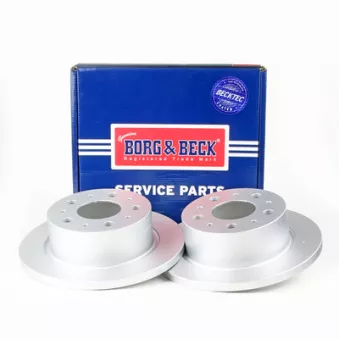 Jeu de 2 disques de frein arrière BORG & BECK BBD4621