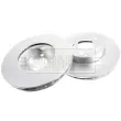 Jeu de 2 disques de frein avant BORG & BECK BBD4629 - Visuel 3