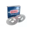Jeu de 2 disques de frein arrière BORG & BECK BBD4635 - Visuel 1
