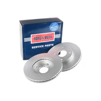 Jeu de 2 disques de frein avant BORG & BECK BBD4638