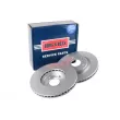 Jeu de 2 disques de frein avant BORG & BECK BBD4657 - Visuel 2