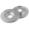 Jeu de 2 disques de frein avant BORG & BECK BBD4657 - Visuel 3