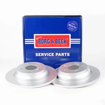Jeu de 2 disques de frein arrière BORG & BECK BBD4663