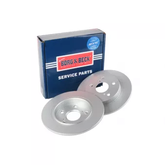 Jeu de 2 disques de frein arrière BORG & BECK BBD4664