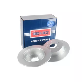 Jeu de 2 disques de frein arrière BORG & BECK BBD4670