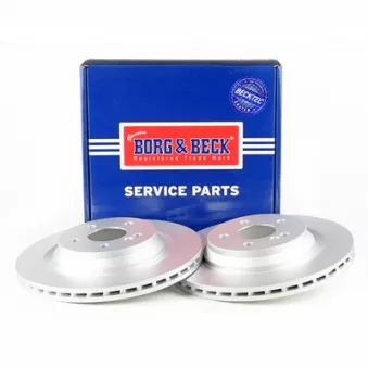 Jeu de 2 disques de frein arrière BORG & BECK BBD4677