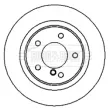 Jeu de 2 disques de frein arrière BORG & BECK BBD4677 - Visuel 2