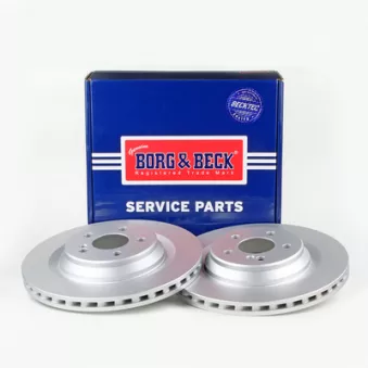 Jeu de 2 disques de frein arrière BORG & BECK BBD4679