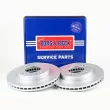 Jeu de 2 disques de frein avant BORG & BECK BBD4681 - Visuel 1