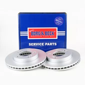 Jeu de 2 disques de frein avant BORG & BECK BBD4681