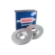Jeu de 2 disques de frein avant BORG & BECK BBD4689 - Visuel 1