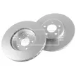 Jeu de 2 disques de frein avant BORG & BECK BBD4689 - Visuel 3