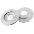 Jeu de 2 disques de frein avant BORG & BECK BBD4692 - Visuel 3