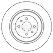 Jeu de 2 disques de frein avant BORG & BECK BBD4695 - Visuel 2