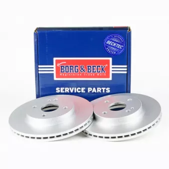Jeu de 2 disques de frein avant BORG & BECK BBD4700