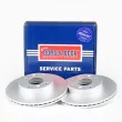 Jeu de 2 disques de frein avant BORG & BECK BBD4701 - Visuel 1