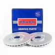 Jeu de 2 disques de frein avant BORG & BECK BBD4717 - Visuel 1