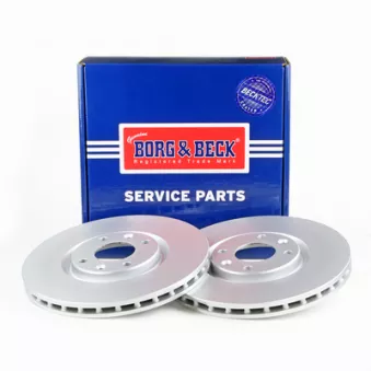 Jeu de 2 disques de frein avant BORG & BECK BBD4717