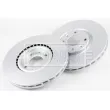 Jeu de 2 disques de frein avant BORG & BECK BBD4717 - Visuel 3