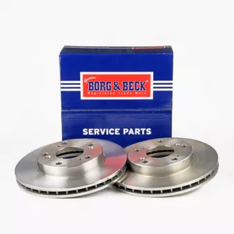 Jeu de 2 disques de frein avant BORG & BECK BBD4718