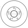 Jeu de 2 disques de frein avant BORG & BECK BBD4718 - Visuel 2