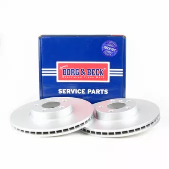 Jeu de 2 disques de frein avant BORG & BECK BBD4725