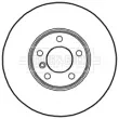 Jeu de 2 disques de frein avant BORG & BECK BBD4725 - Visuel 2