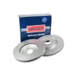 Jeu de 2 disques de frein avant BORG & BECK BBD4731 - Visuel 1