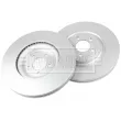 Jeu de 2 disques de frein avant BORG & BECK BBD4731 - Visuel 3