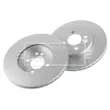 Jeu de 2 disques de frein avant BORG & BECK BBD4732 - Visuel 3