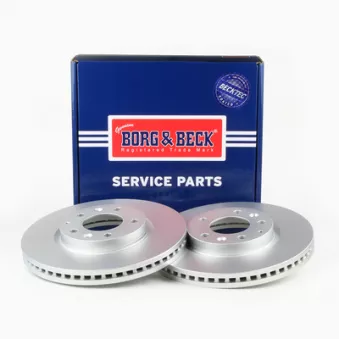 Jeu de 2 disques de frein avant BORG & BECK BBD4737