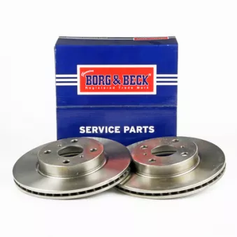 Jeu de 2 disques de frein avant BORG & BECK BBD4740