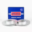 Jeu de 2 disques de frein avant BORG & BECK BBD4754 - Visuel 1