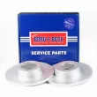 Jeu de 2 disques de frein avant BORG & BECK BBD4760 - Visuel 1