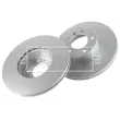 Jeu de 2 disques de frein avant BORG & BECK BBD4782 - Visuel 3