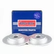 Jeu de 2 disques de frein arrière BORG & BECK BBD4790 - Visuel 1