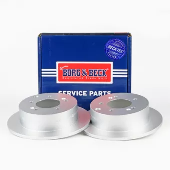 Jeu de 2 disques de frein arrière BORG & BECK BBD4795
