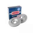 Jeu de 2 disques de frein avant BORG & BECK BBD4796 - Visuel 2