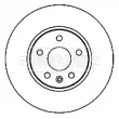 Jeu de 2 disques de frein avant BORG & BECK BBD4796 - Visuel 3