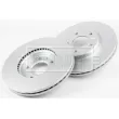 Jeu de 2 disques de frein avant BORG & BECK BBD4797 - Visuel 3