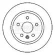Jeu de 2 disques de frein arrière BORG & BECK BBD4798 - Visuel 2