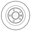 Jeu de 2 disques de frein arrière BORG & BECK BBD4799 - Visuel 2